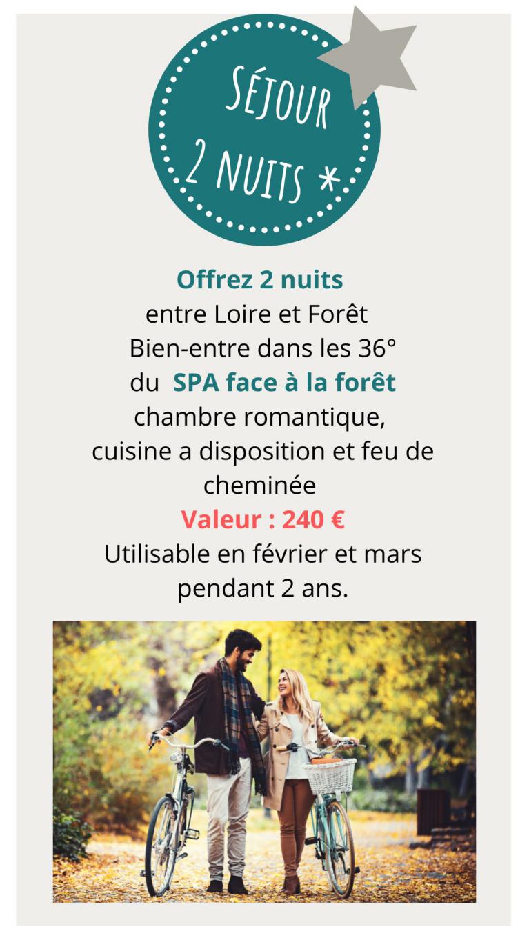 Spa&Foret-Sejour Saumur 2 nuits Spa