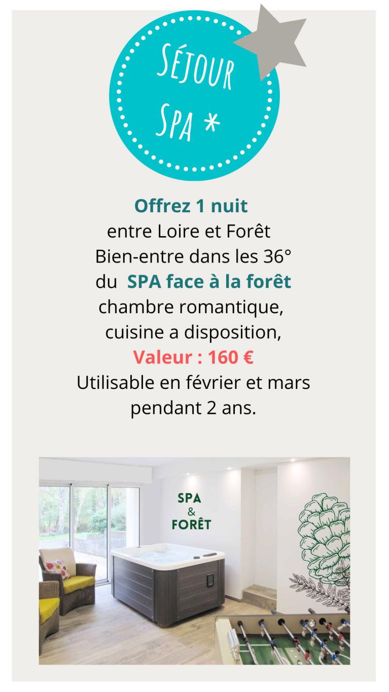 Spa&Foret-Sejour spa-jacuzzi-Saumur