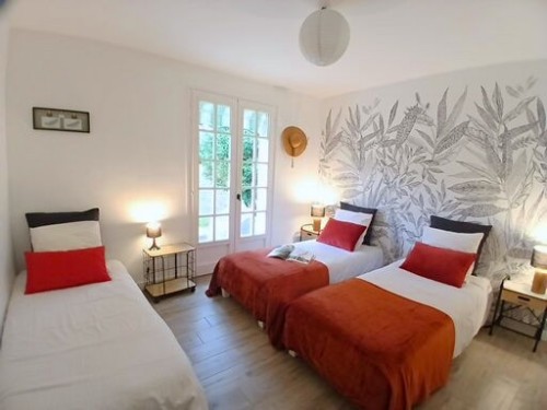 Chambre au RDC pour le grand gite l'Appel de la Foret