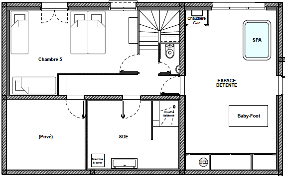 5 chambres au gîte l'Appel de la Foret