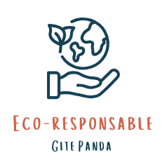Logos Gîte Panda et Écogîte pour L'Appel de la Forêt à Saumur